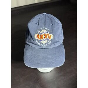 Super Bowl XXXV 2001 Hat Men OS Blue Strapback Cap Twins Enterprise NFL